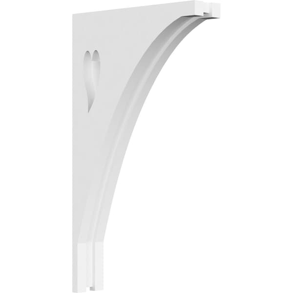 Ekena Millwork Winston Architectural Grade PVC Corbel, 1 7/8"W X 8"D X 14"H CORP01X08X14WN - main